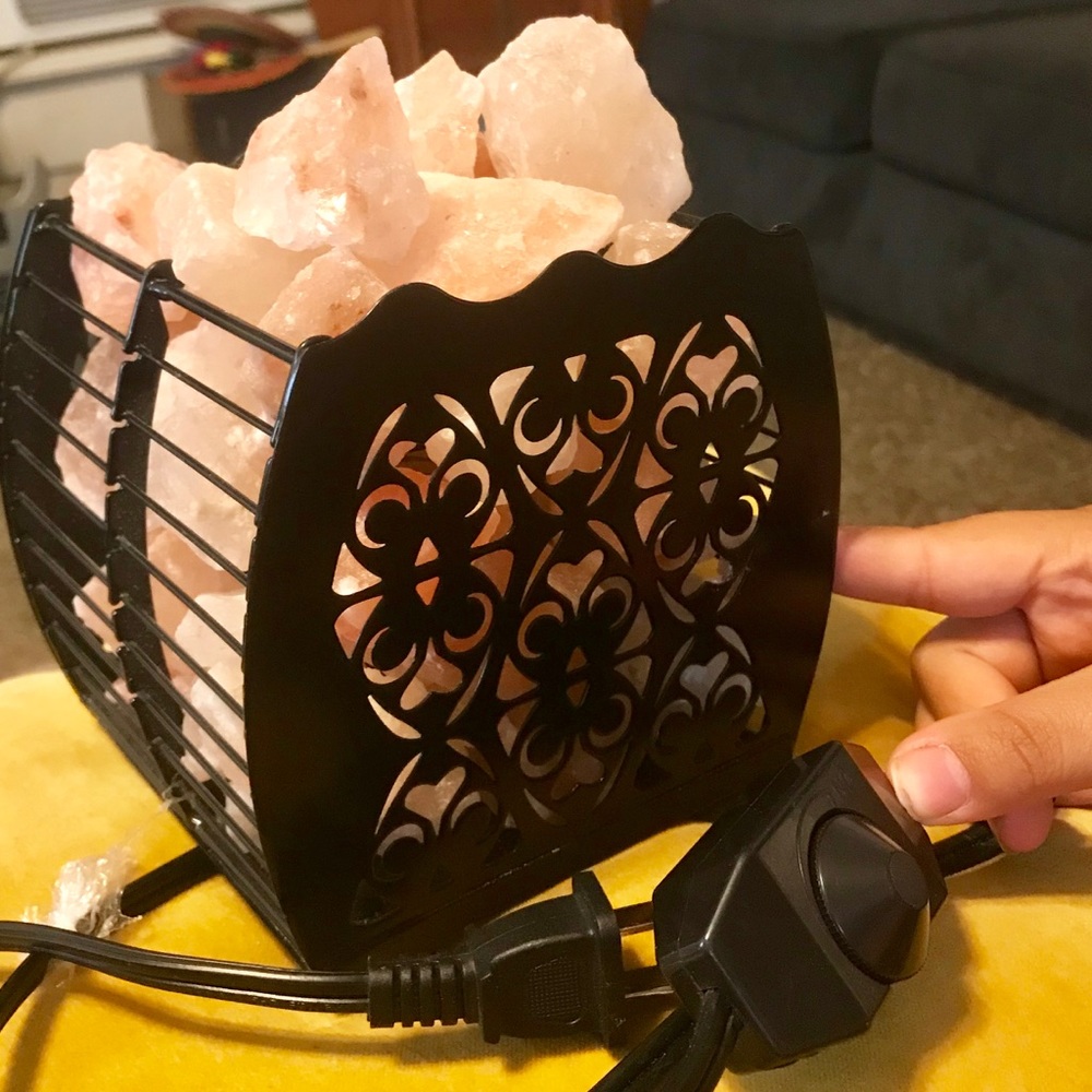 Rock lamp